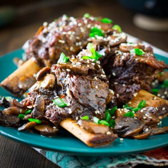 Sweet + Spicy Crockpot Short Ribs