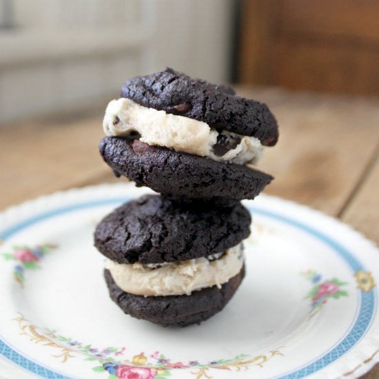 Brownie & Cookie Dough Sandwich