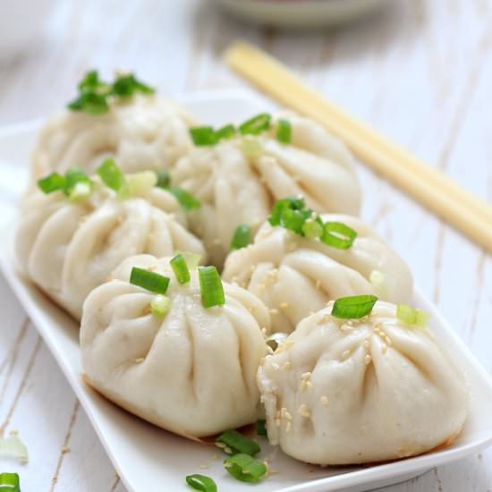 Chinese Pan-Fried Steamed Buns