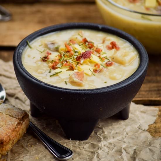 Irish Cheddar Potato Soup