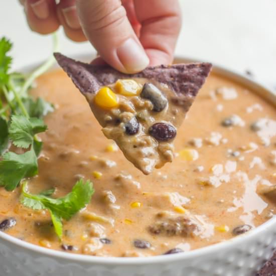 Chili Queso Made With Real Cheese