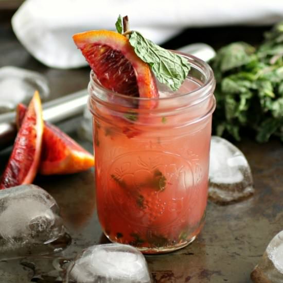 Blood Orange Mint Gimlet