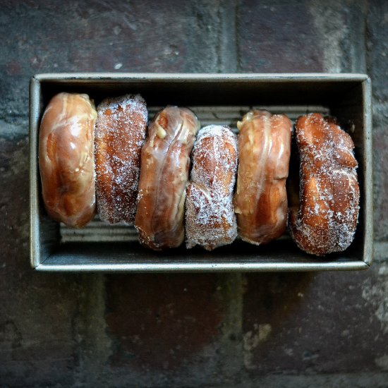 Maple Glazed Yeast Doughnuts