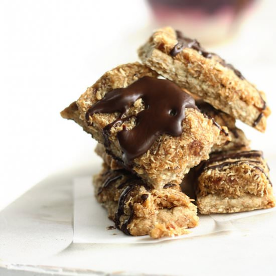 Vegan Samoa Bars