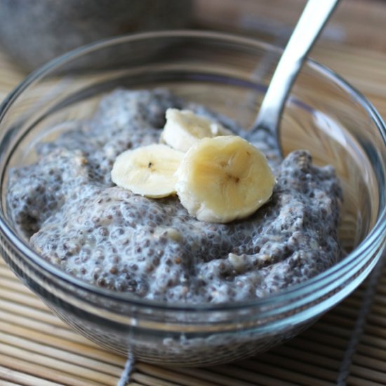 Peanut Butter Banana Chia Pudding