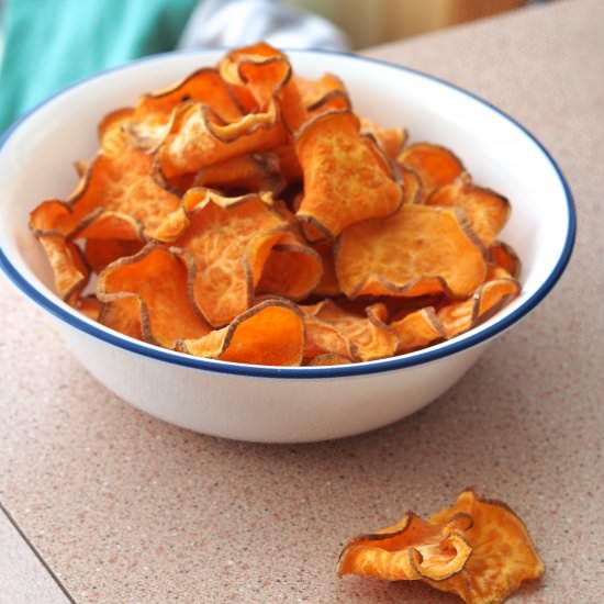 Baked Sweet Potato Chips