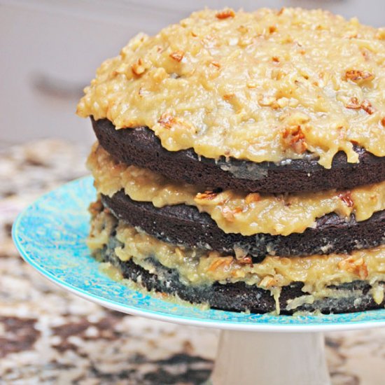 Gluten Free German Chocolate Cake