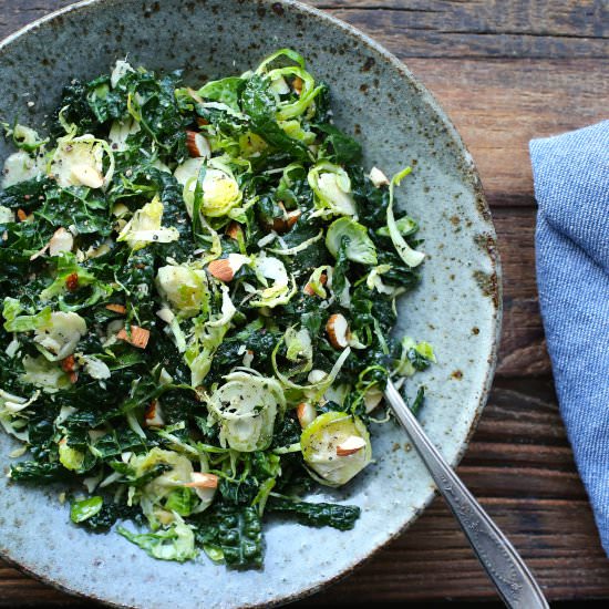 Kale and Brussels Sprouts