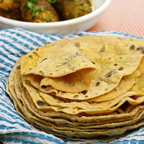 Sweet Potato Flatbread (roti)