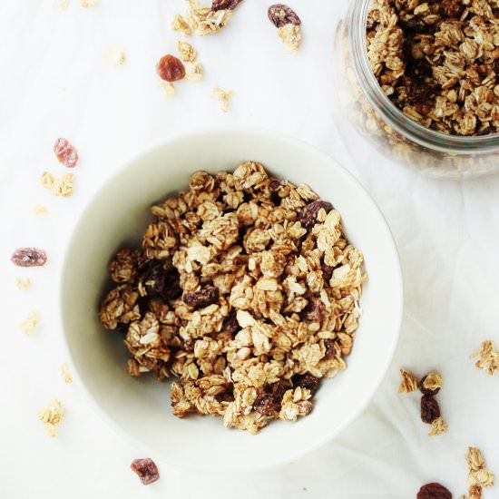 Cinnamon Maple Nut Granola