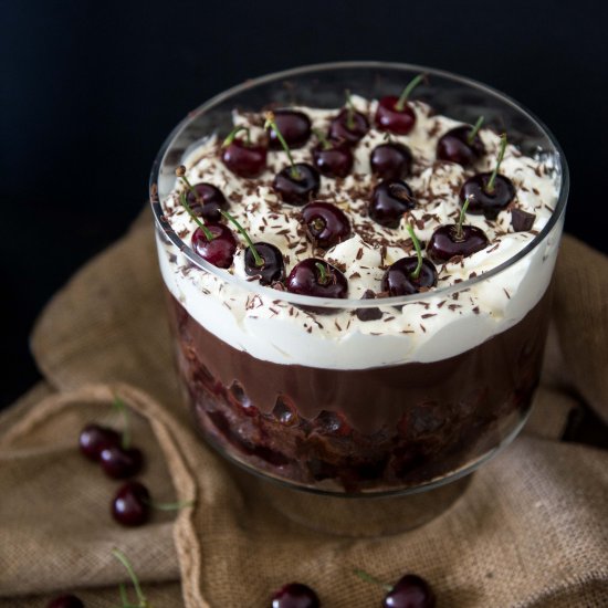 Chocolate Cherry Trifle