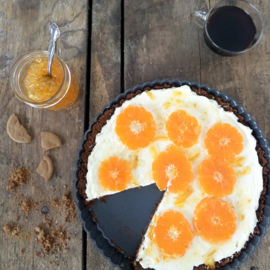 Clementine and Mascarpone Tart