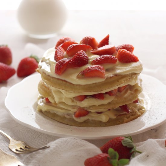 Strawberry Shortcake Pancake