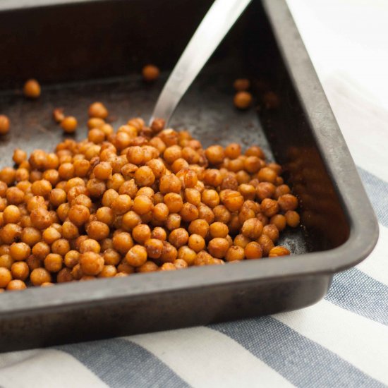 Spicy Roasted Chickpeas