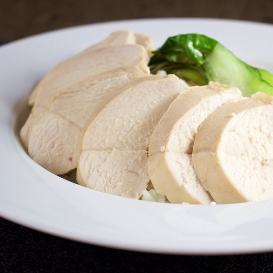 Coconut Lime Poached Chicken