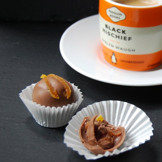 Whisky and Apricot Brandy Truffles