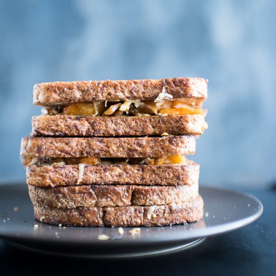 Mushroom and Pineapple Grilled Cheese