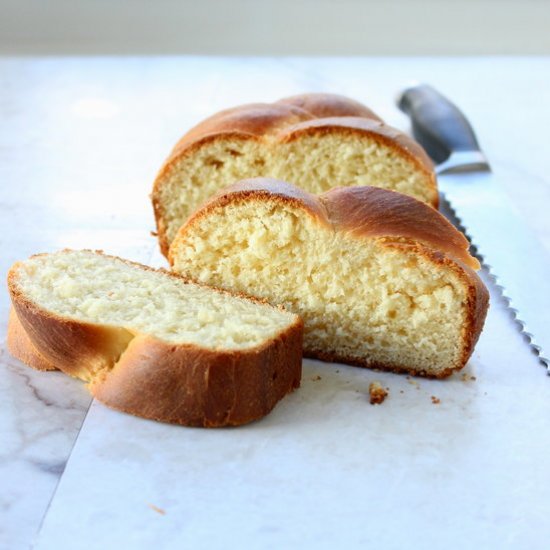 Orange Blossom Brioche Loaf