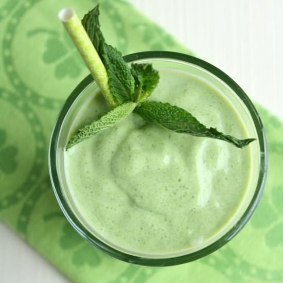 Paleo Shamrock Shake Smoothie