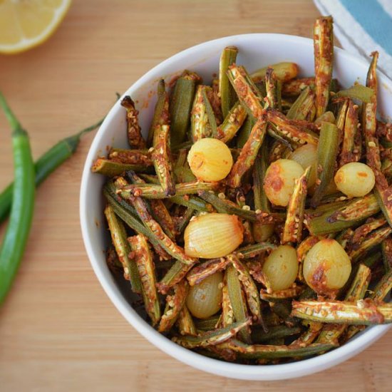 Baked Bhindi Do Pyaza