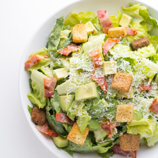 Avocado Caesar Salad