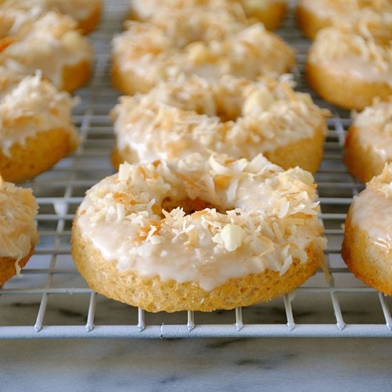 Toasted Coconut Doughnuts