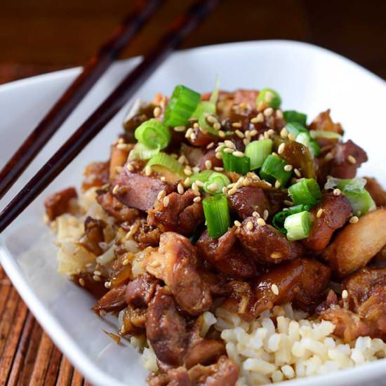 Sesame Bourbon Chicken