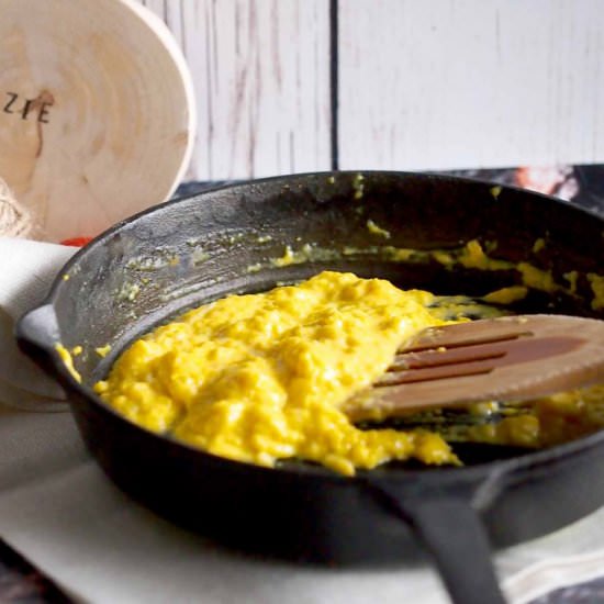 Michel Roux’s scrambled eggs