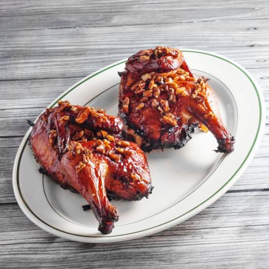 Bourbon Praline Grilled Chicken