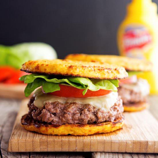 Cauliflower Crust Hamburgers