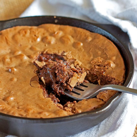 Ultimate Chocolate Skillet Cookie