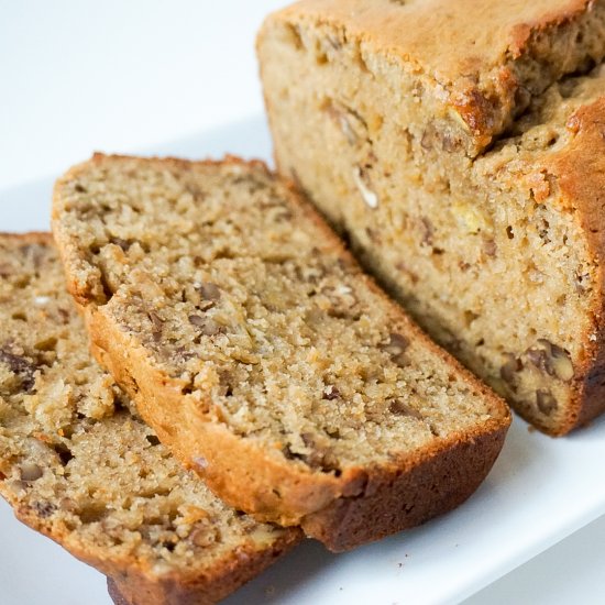 Brown Butter Bourbon Banana Bread