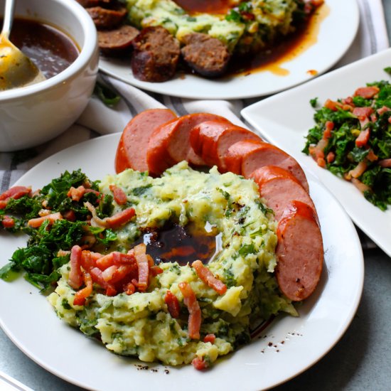 Mashed Potatoes with Kale