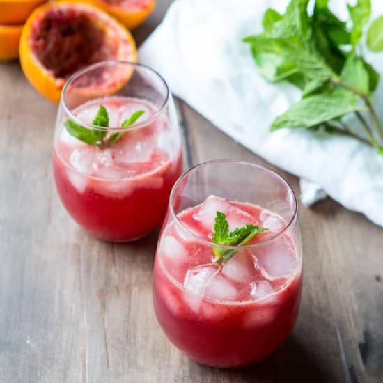 Blood Orange Mint Spritzer