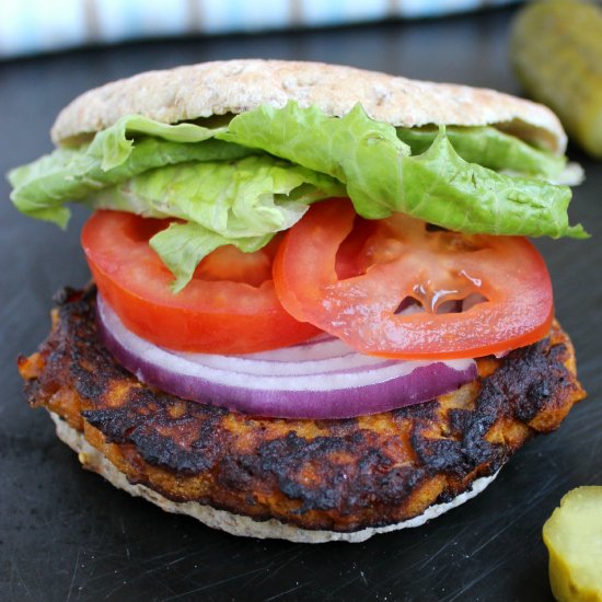 Sweet Potato Veggie Burgers