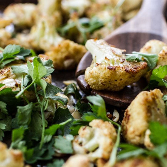 Cumin Roasted Cauliflower