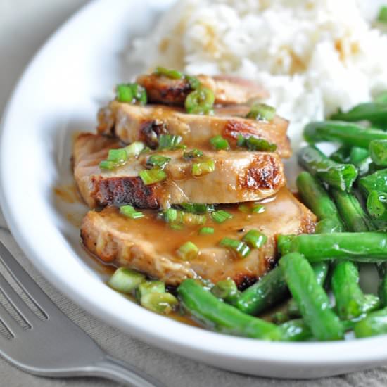 Seared Teriyaki Pork Tenderloin