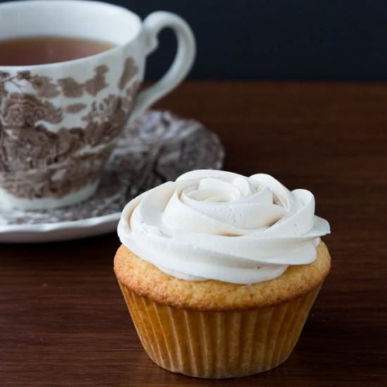 Earl Grey Tea Latte Cupcakes