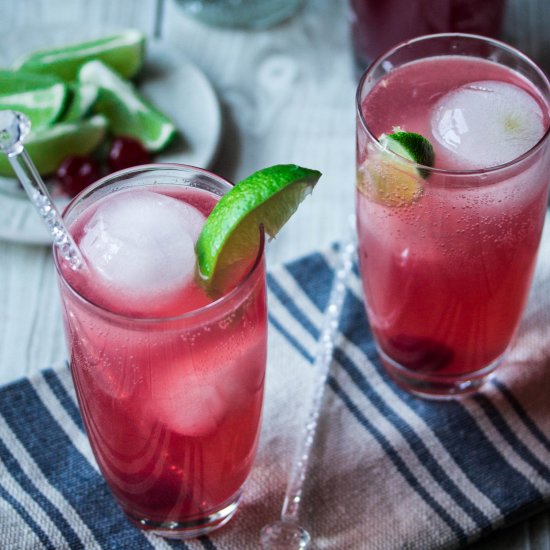 Funky Cold Cherry Lime Fizz