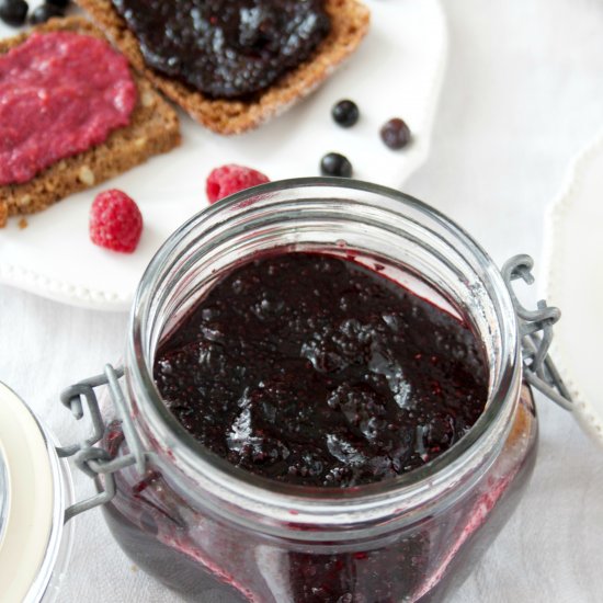 Blueberry chia marmalade