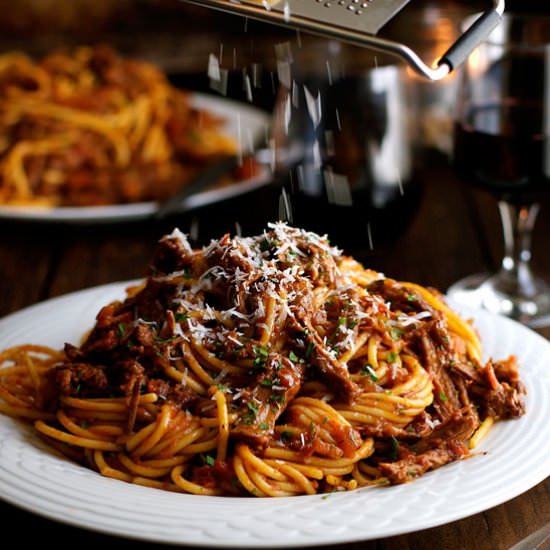 Shredded Beef Ragu Pasta