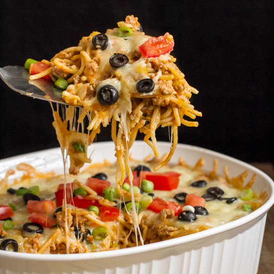 Mexican Spaghetti Bake