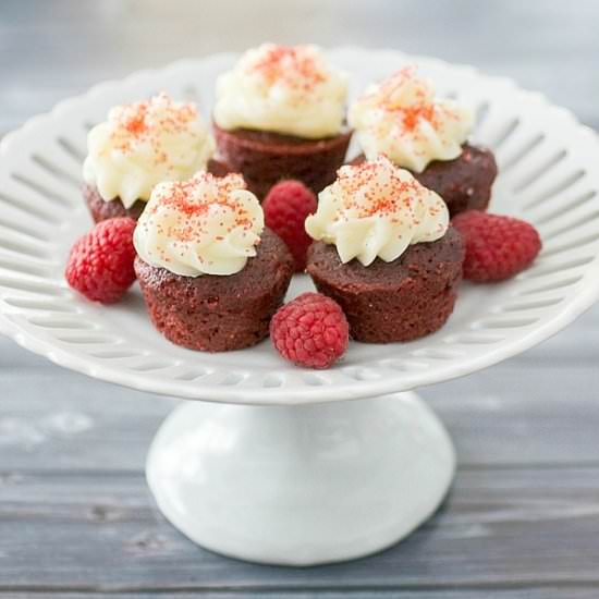 Mini Red Velvet Cupcakes