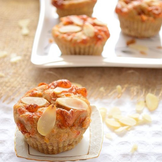 Savory Multi Grain Carrot Muffins