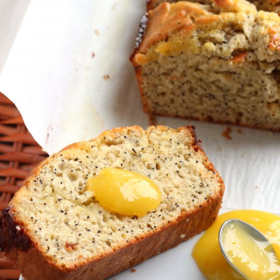 Lemon Curd Poppy Seed Bread