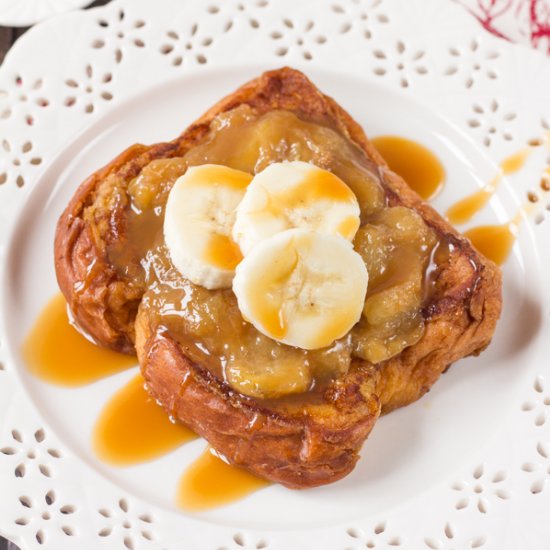 Banana Caramel French Toast