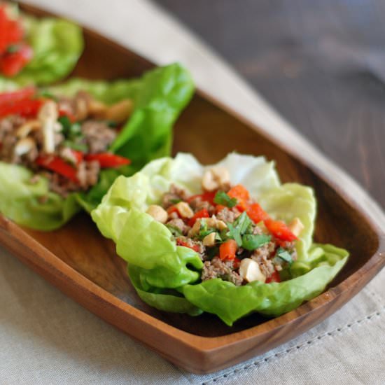 Thai Lettuce Wraps