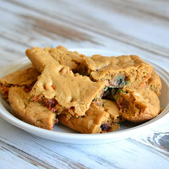 Rainbow Blondies