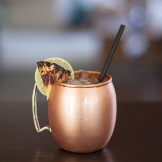 Grilled Pineapple Moscow Mule