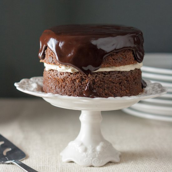 Dark Chocolate Irish Potato Cake